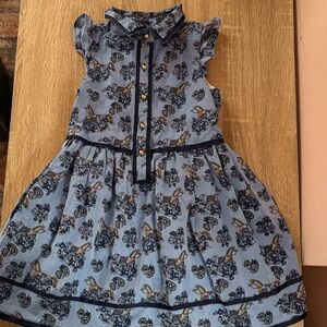 Janie and Jack Blue Floral Dress